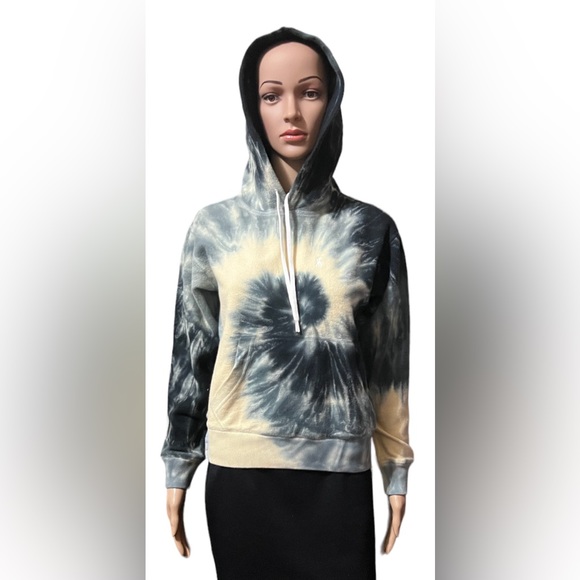 Polo Ralph Lauren Spiral Tie-Dye Cotton Hoodie Junior Size XXL NWT $148 - Picture 2 of 11
